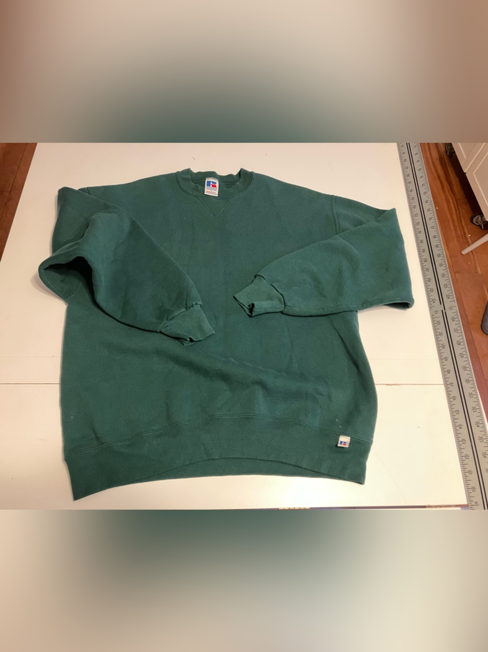 Russell Athletic Dark Green Crewneck Sweatshirt